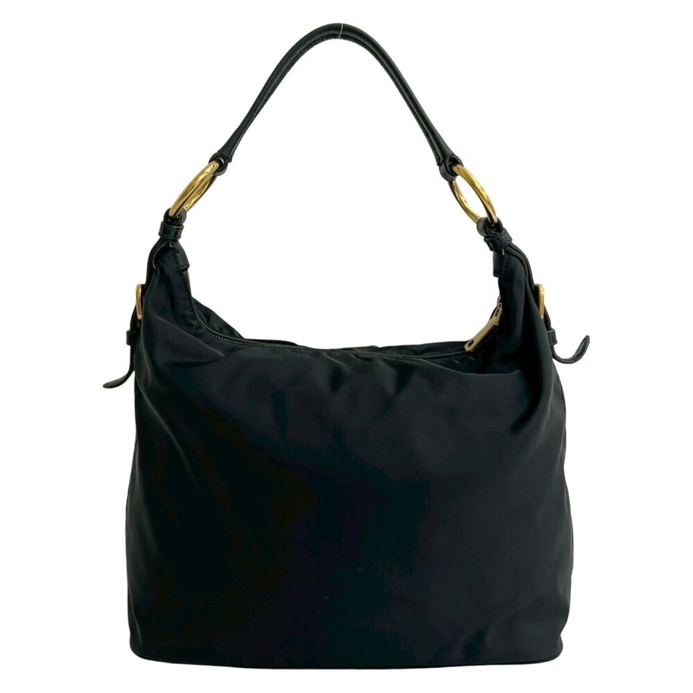 PRADA Black Leather Shoulder Bag - Picture 3 of 10